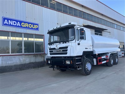 Trucail Umar Uisce Shacman Úsáidte 20000 lítear F3000 trucail uisce sprinkler 380hp